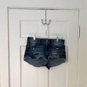 Dark Wash Jean Shorts